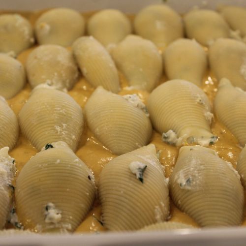 Butternut Squash Stuffed Shells