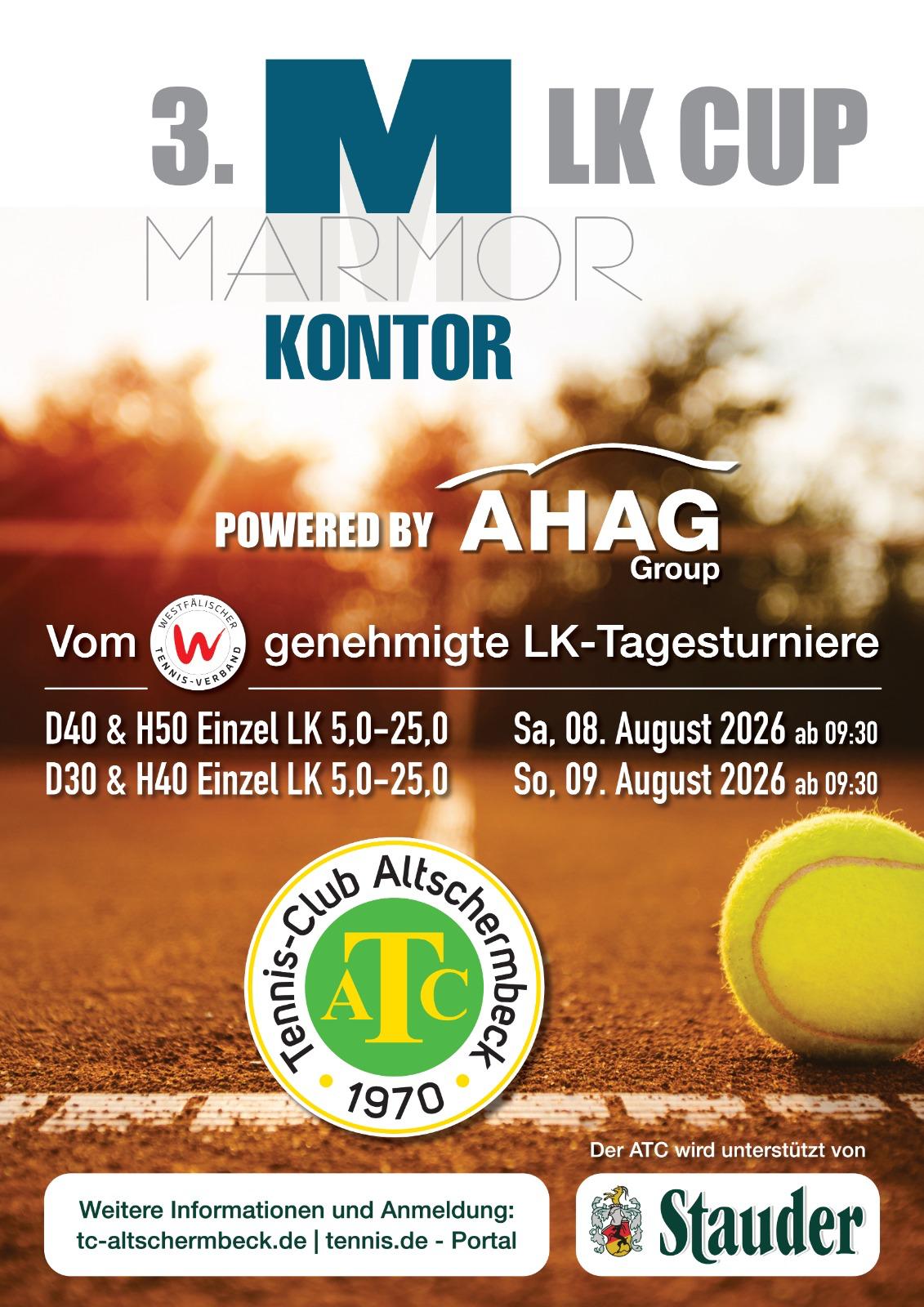 LK-Turnier beim ATC im August 2026