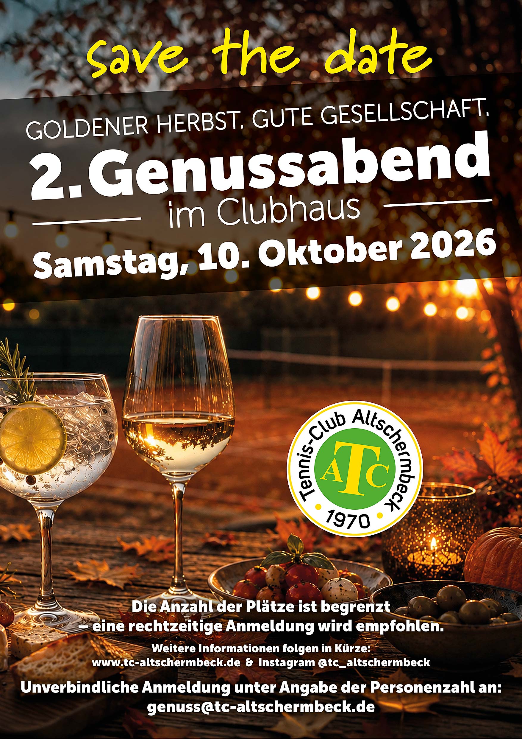 2. Genussabend im Clubhaus
