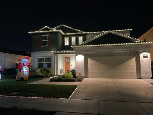 C9 Christmas light installation