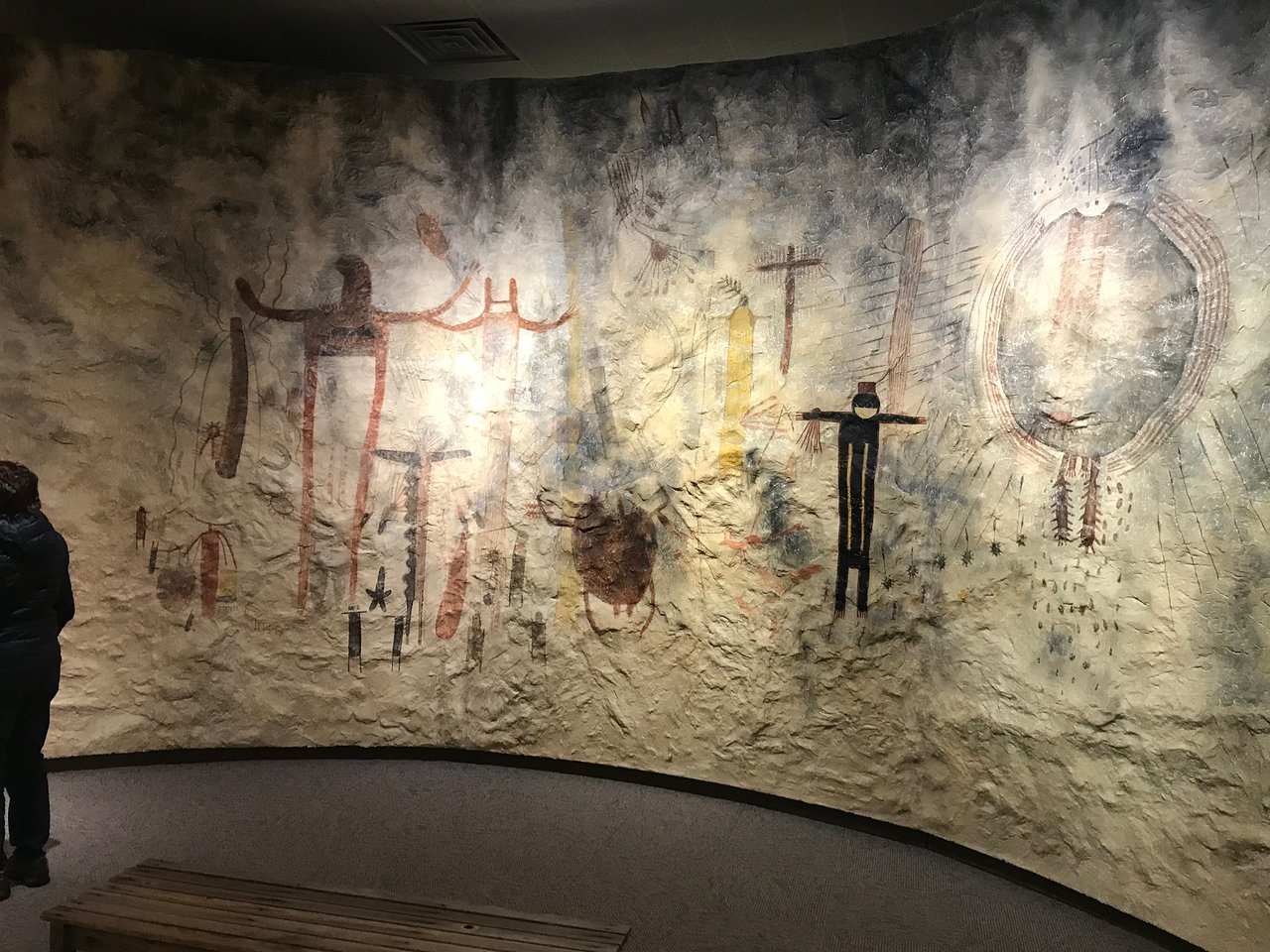 La foto proviene de la exhibición en el Centro de Visitantes, sede administrativa del Parque Estatal y Sitio Histórico Seminole Canyon.