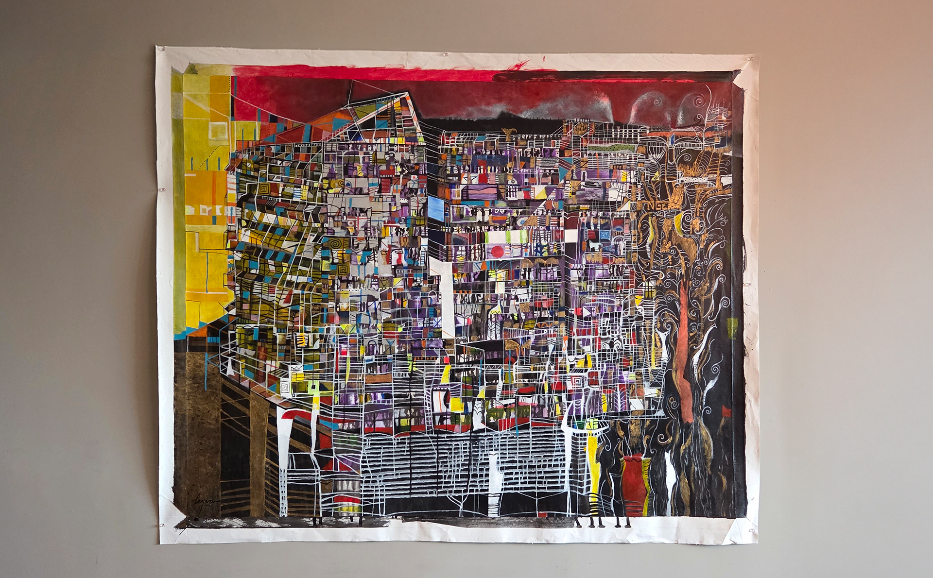 Works by Esteban A. Leyva on view at BanzStudios.