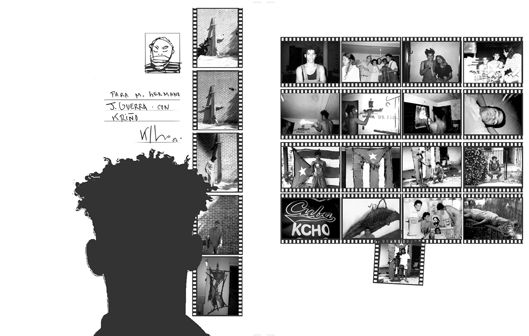 Double-page spread from the only issue of TAlento magazine. A monograph dedicated to himself—and one of his great obsessions. The second issue was going to be about Los Van Van. It would’ve been an enormous project, one of the most important of my career