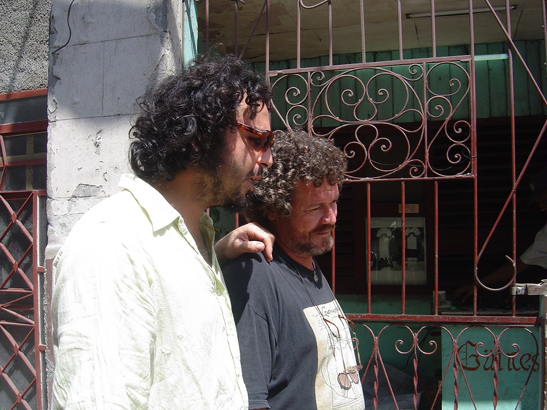 With Bladimir Zamora, March 22, 2005