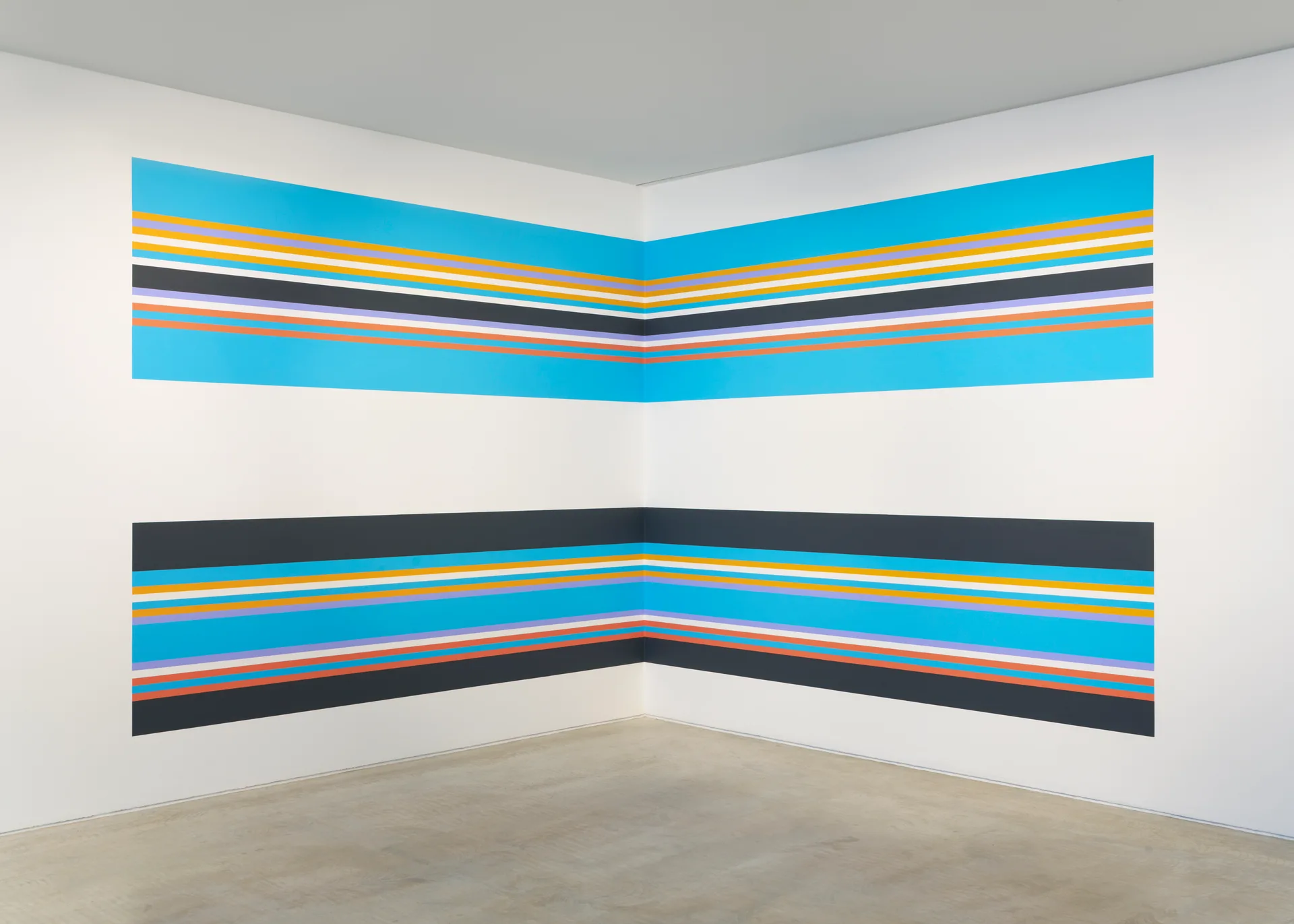 Bridget Riley: Learning to See, 2025. Installation view. Courtesy Turner Contemporary. Photo: Above Ground Studio (Seraphina Neville) © Turner Contemporary