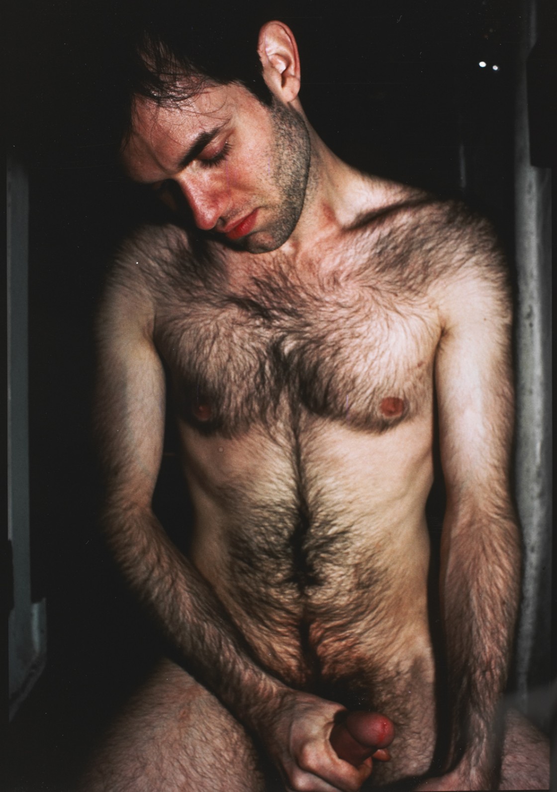 Bobby masturbating, New York City [Bobby at home], 1980