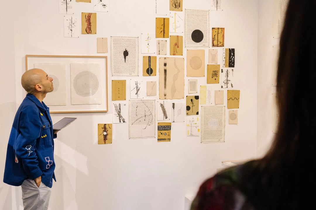 Installation view via the artist's Instagram. Courtesy of Daniel Regan.