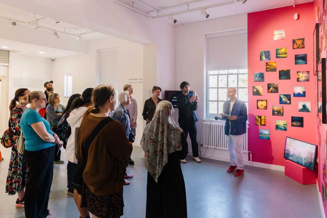 Installation view via the artist's Instagram. Courtesy of Daniel Regan.