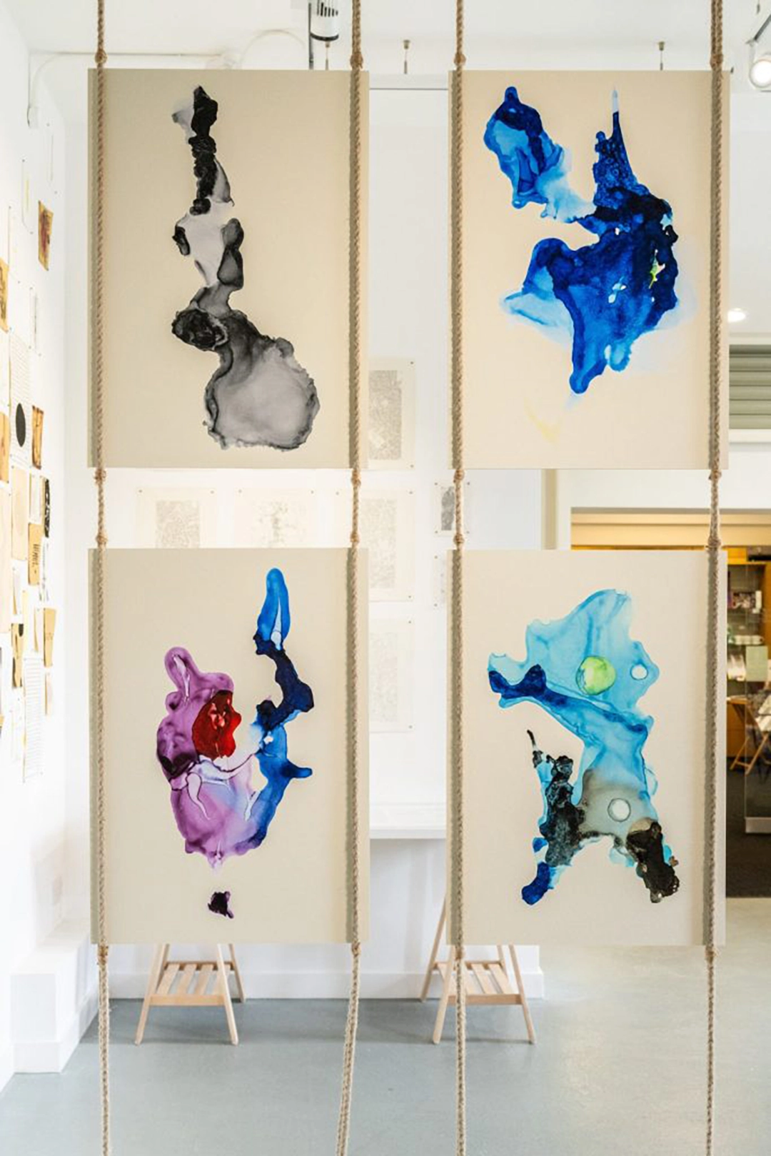 Installation view via the artist's Instagram. Courtesy of Daniel Regan.