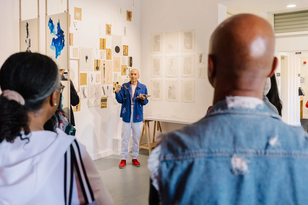 Installation view via the artist's Instagram. Courtesy of Daniel Regan.