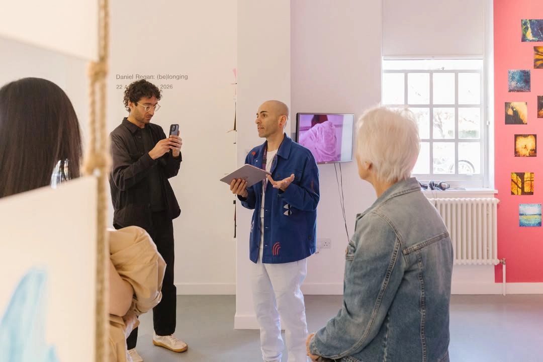 Installation view via the artist's Instagram. Courtesy of Daniel Regan.