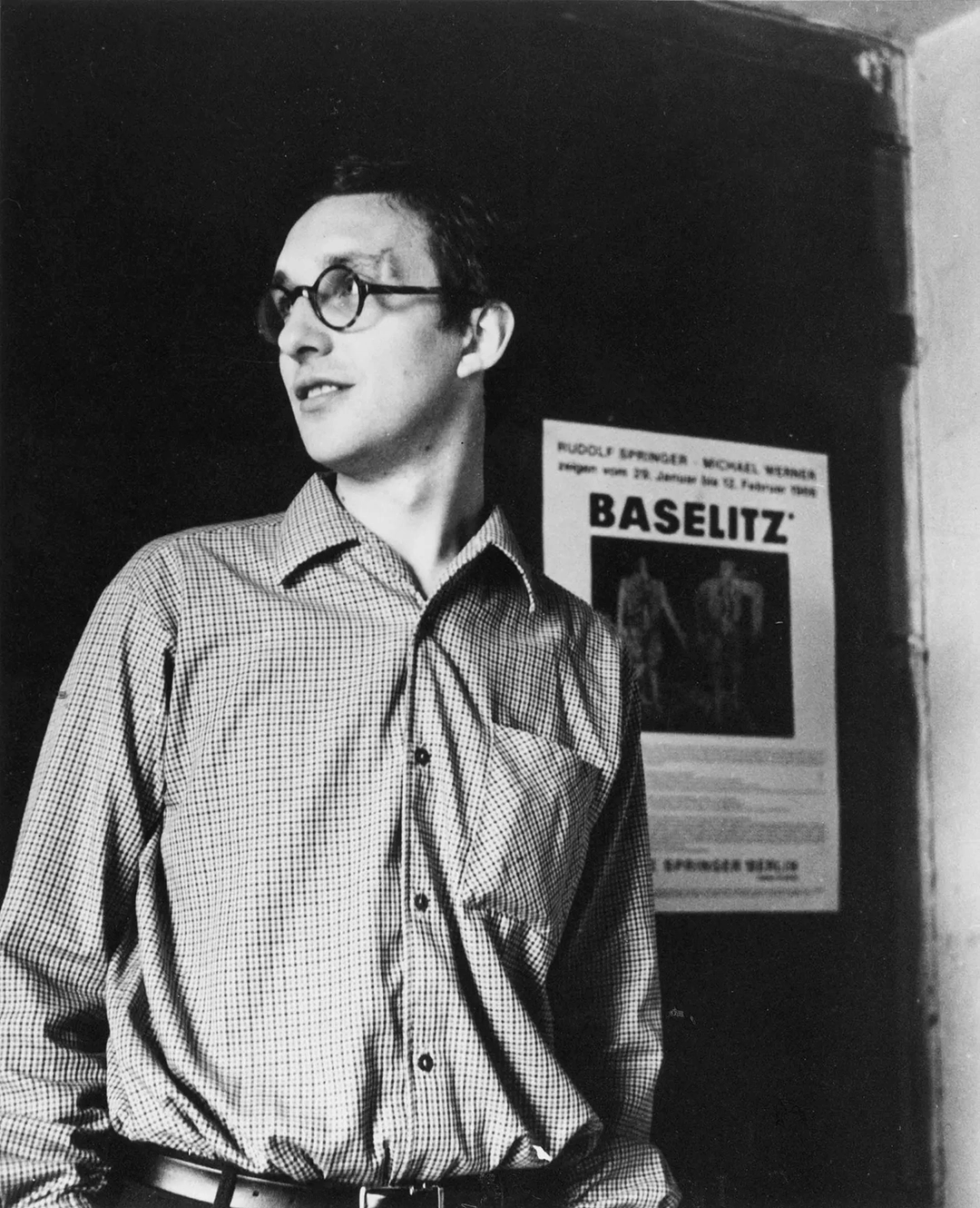 Portrait of Georg Baselitz, 1966. Photo: Elke Baselitz.