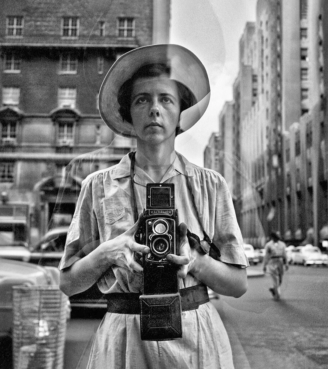 Untitled, Self-Portrait. Vivian Maier, New York, 10 September 1955. © Vivian Maier, Maloof Collection Courtesy Howard Greenberg Gallery, New York