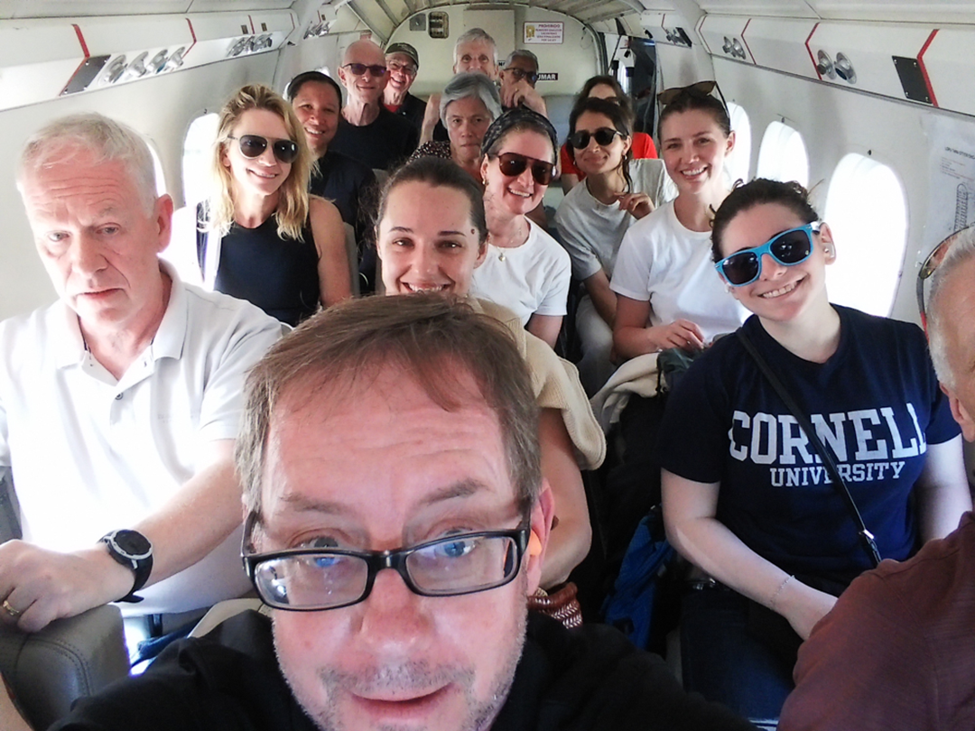 Participants in the Guatemala project during their journey.