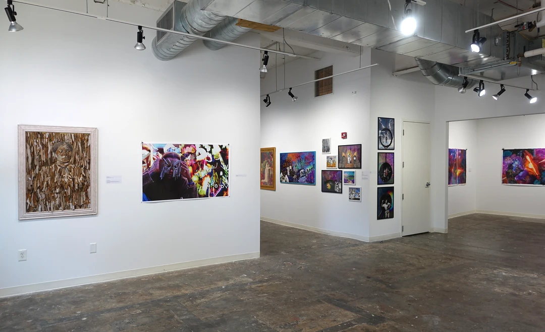 Installation views of Trudy Gaba’s Portals of Remembrance at the Art Academy of Cincinnati, 2026. Photographs by R10.