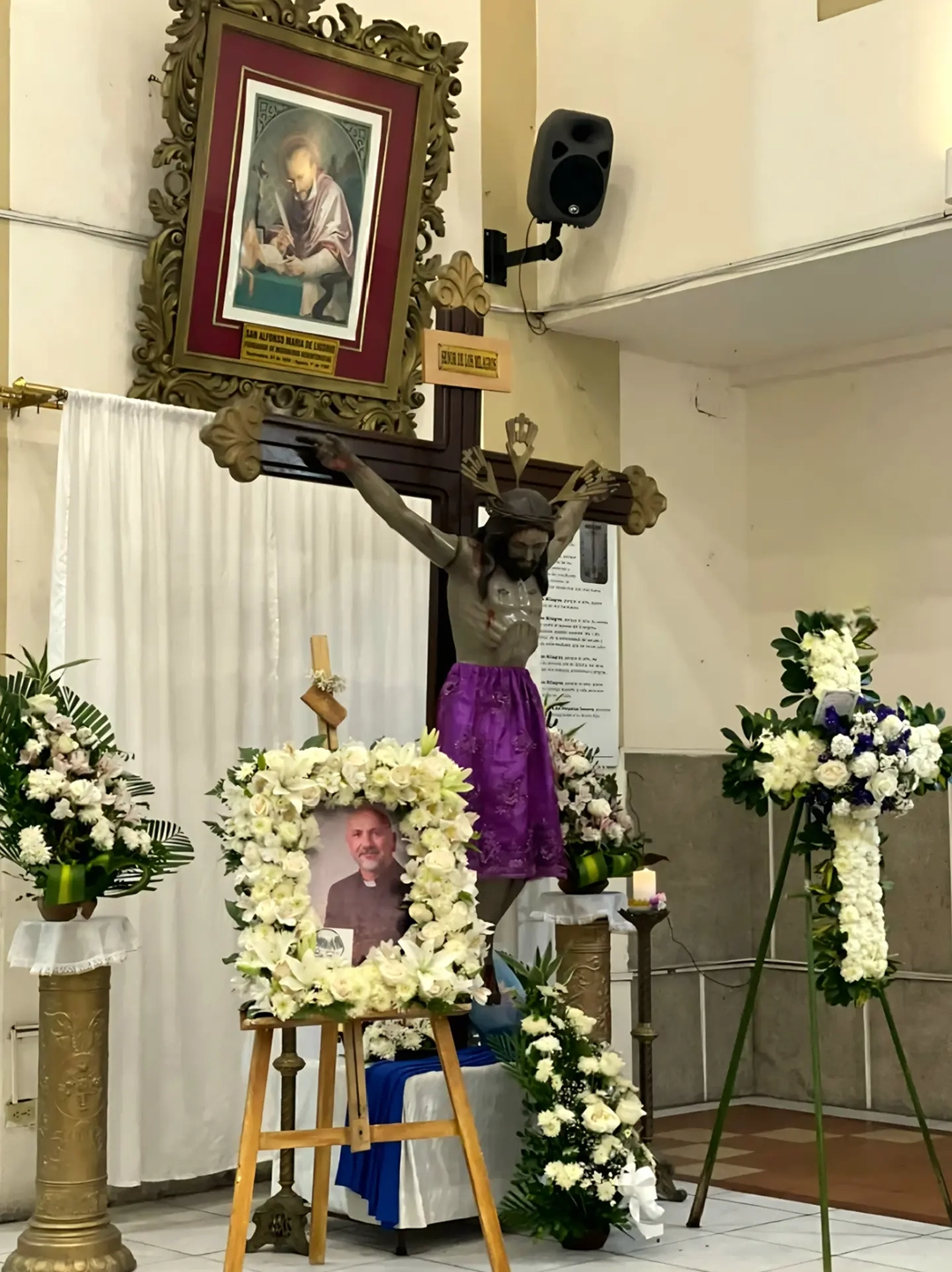 La eucaristía en memoria del padre Patricio Alfredo Sánchez Molinari se celebró el domingo 18 de octubre de 2026, a las 21:00