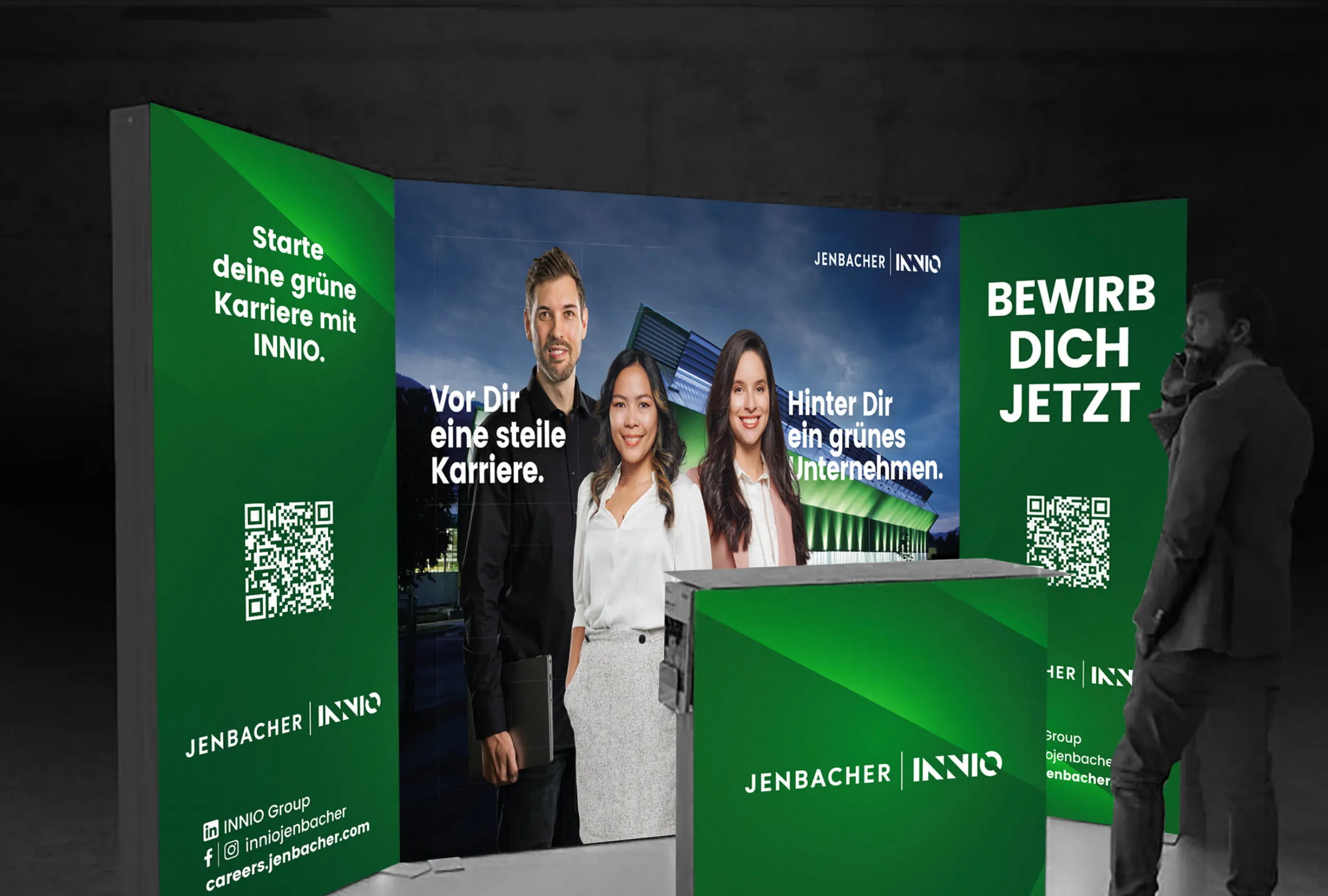 INNIO Messestand der Lehrlingskampagne