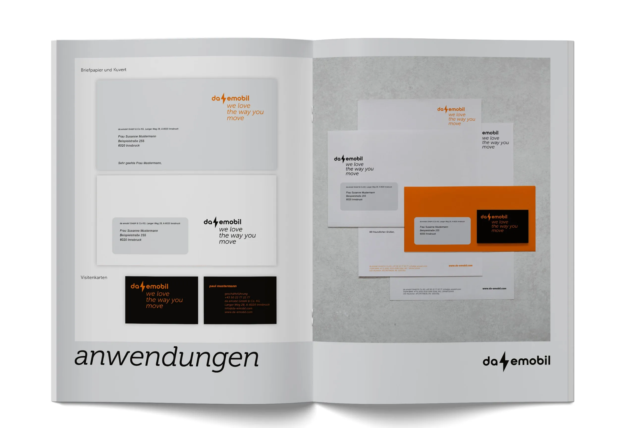 da emobil CD-Manual: Anwendungen der Geschäftsausstattung