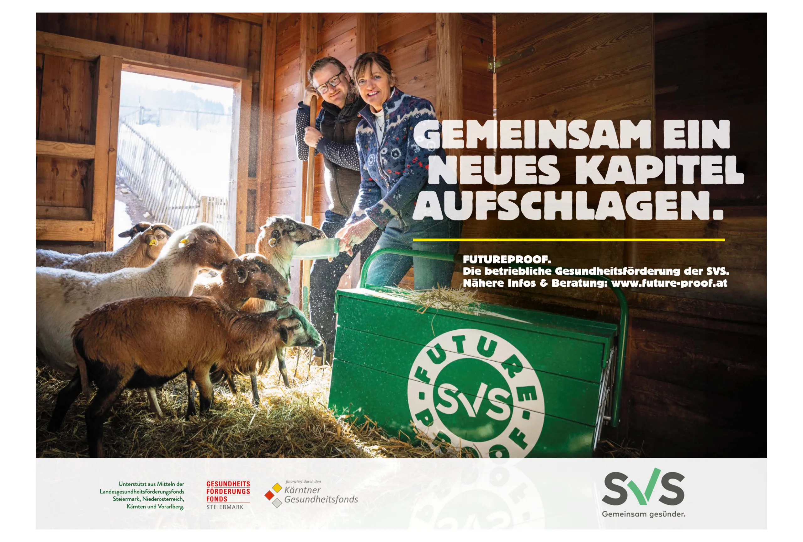 SVS FUTUREPROOF Key Visual „Gemeinsam ein neues Kapitel aufschlagen“