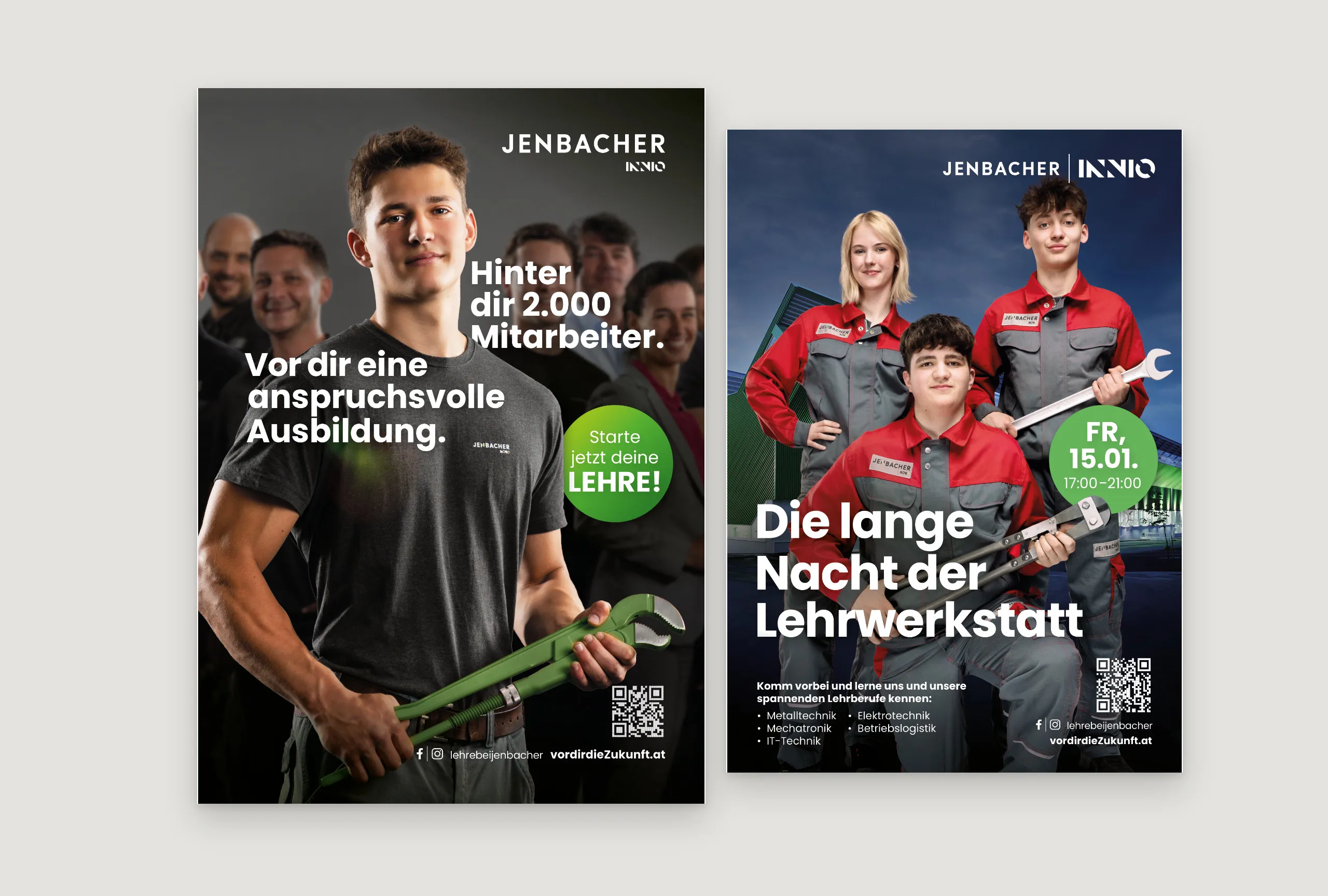 INNIO Jenbacher A3-Plakate für die Regionalzüge der ÖBB