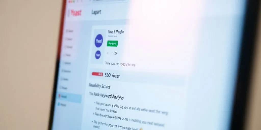SEO Yoast plugin interface on a computer screen.