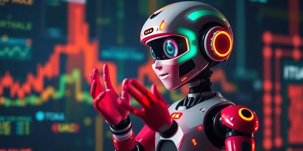 Lifelike AI character in a digital setting, engaging pose.