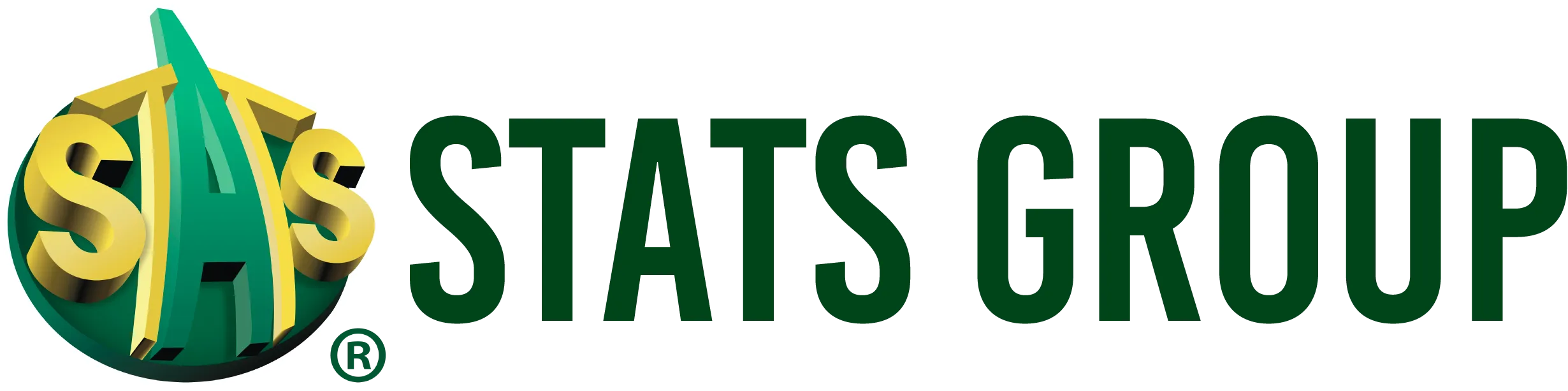SAS Stats Group logo with stylized yellow and green letters.