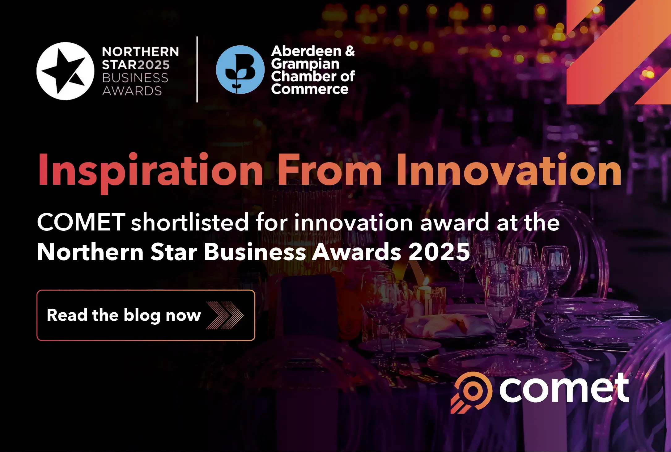 COMET named finalist for Innovation Award at Northern Star Business Awards 2025