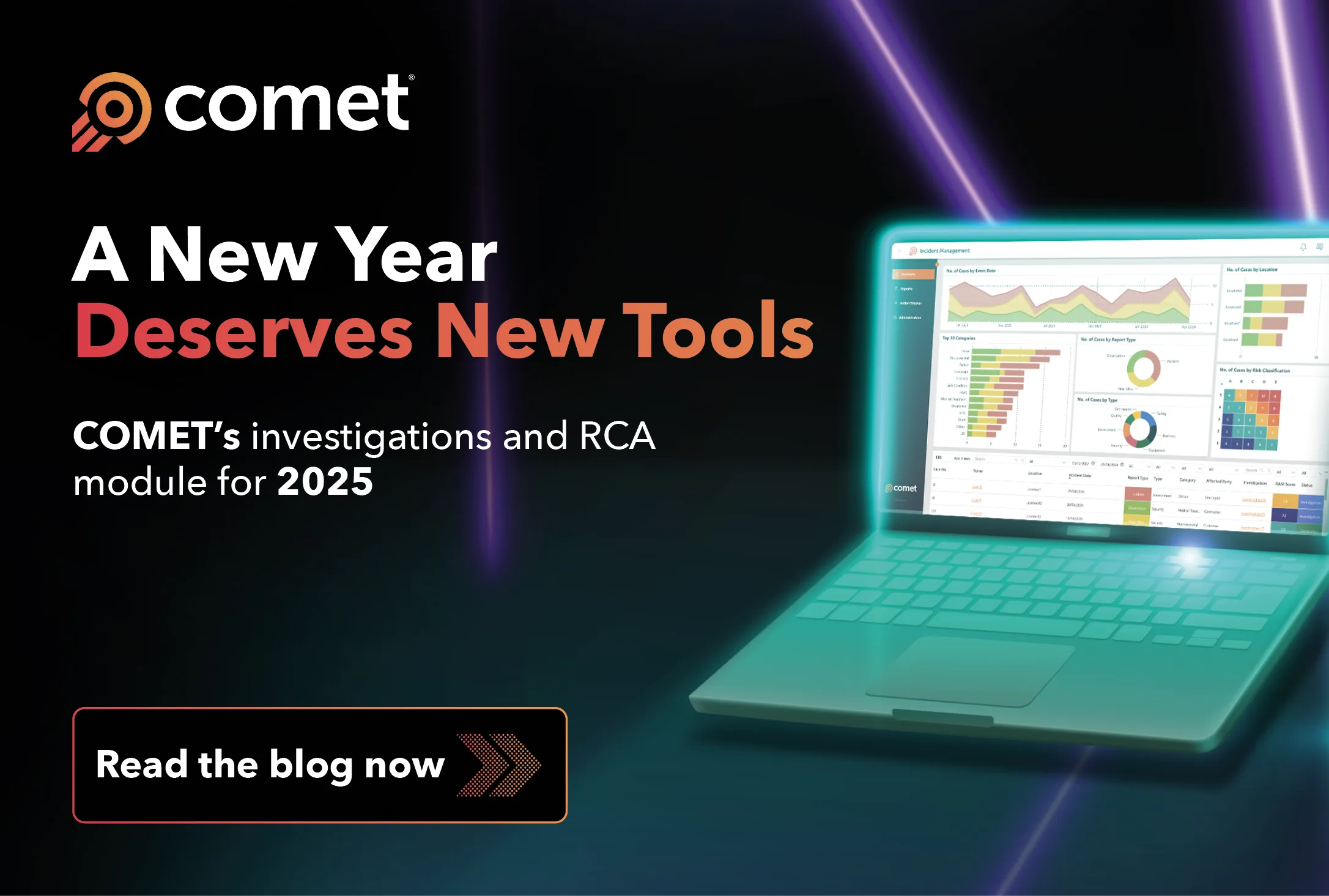 New year, new tools: COMET's investigations and RCA module for 2025
