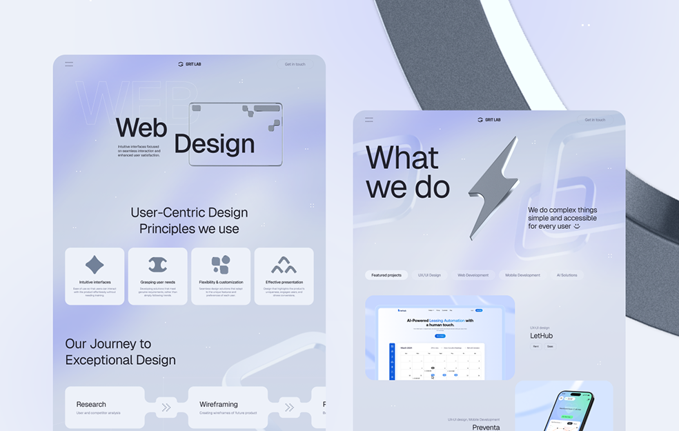 Web, Mobile & AI Development Agency | Grit Lab – Proudly Canadian cover image