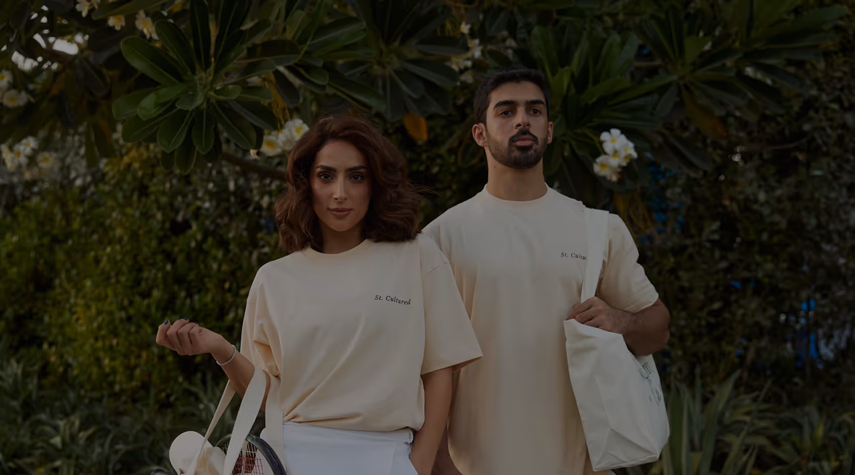 Image background of influencer