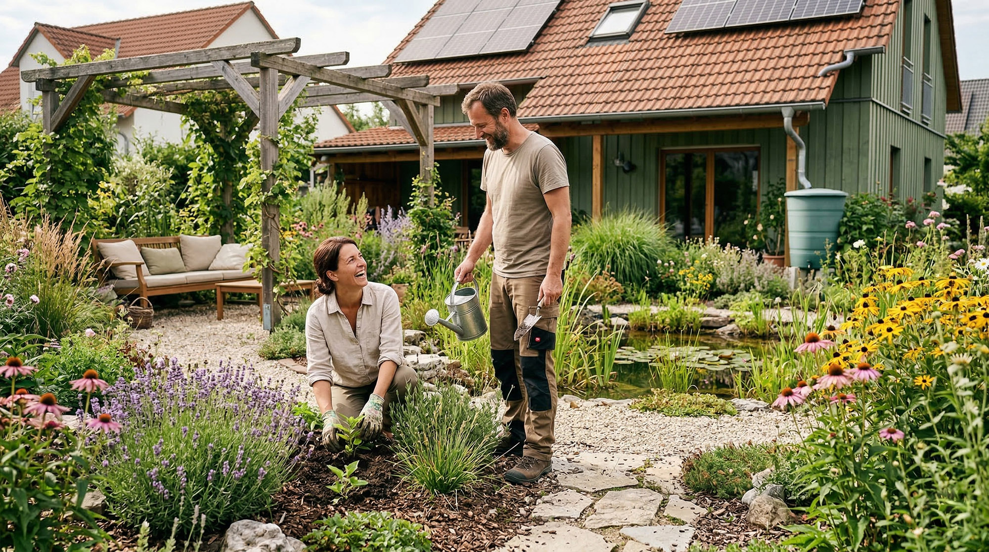 Klimaresiliente Gärten: Wertsteigerung durch zukunftsfähige Naturnähe