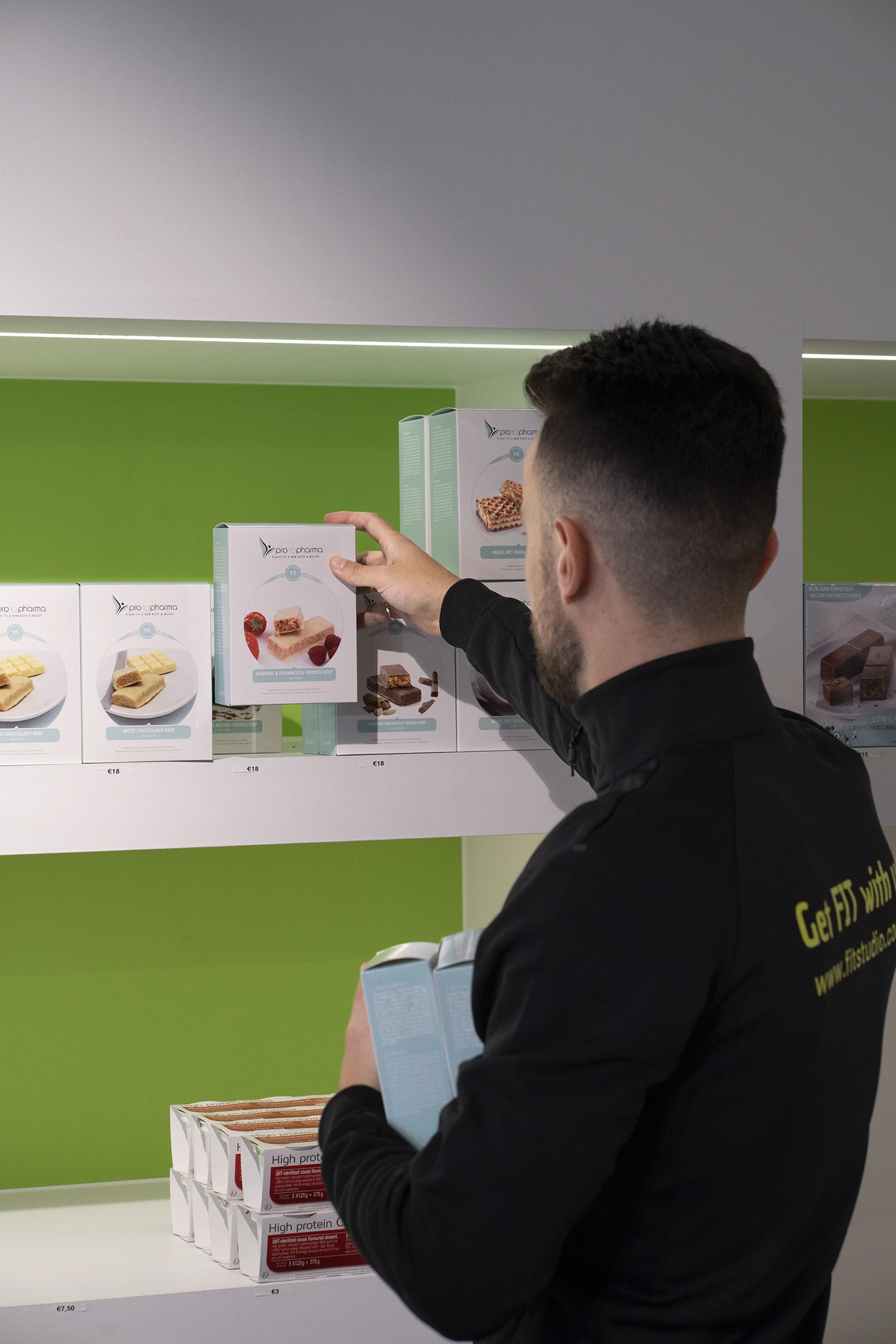 Man in FitStudio winkel