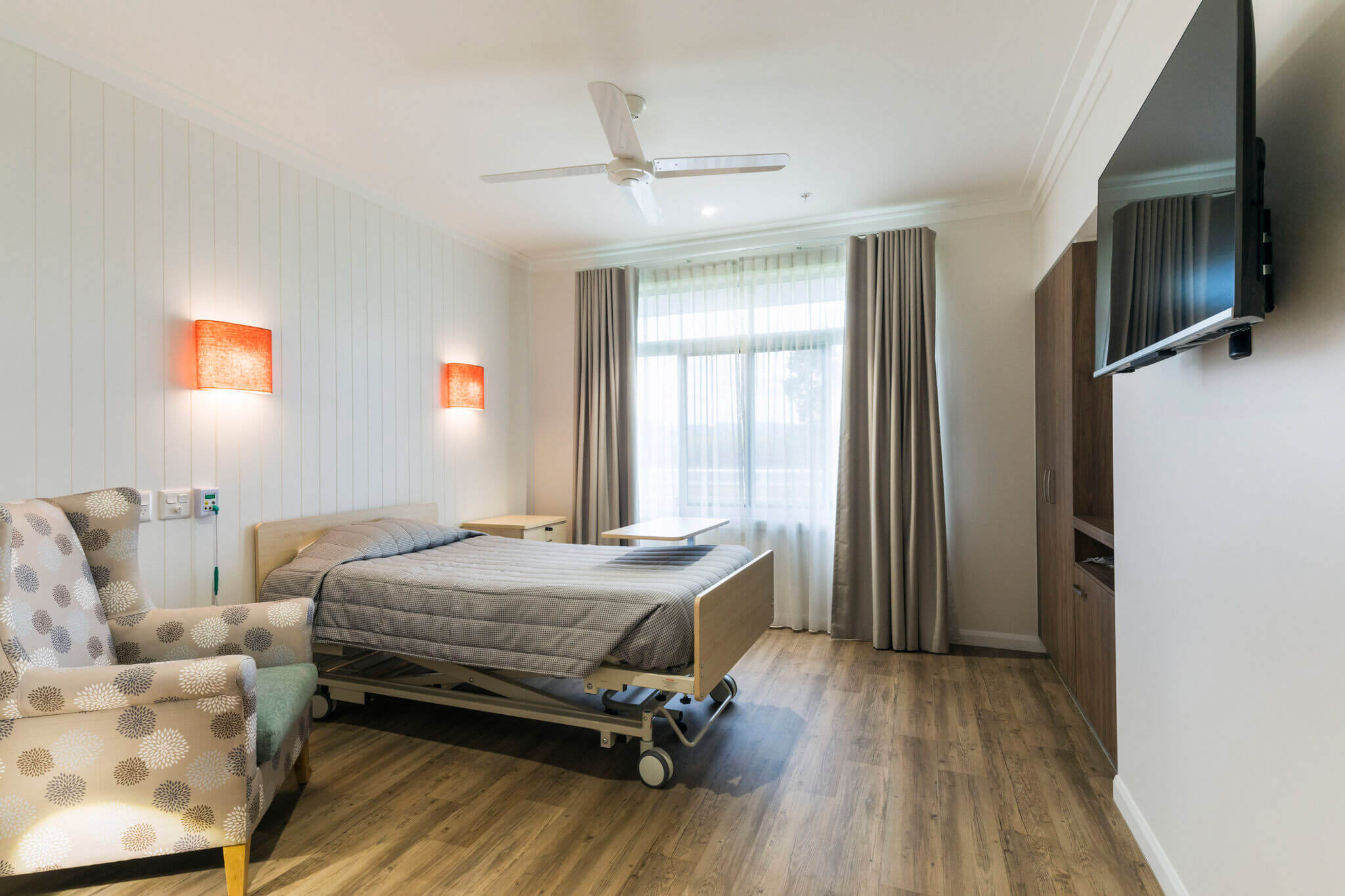 Bedspreads in an Aged Care Centre