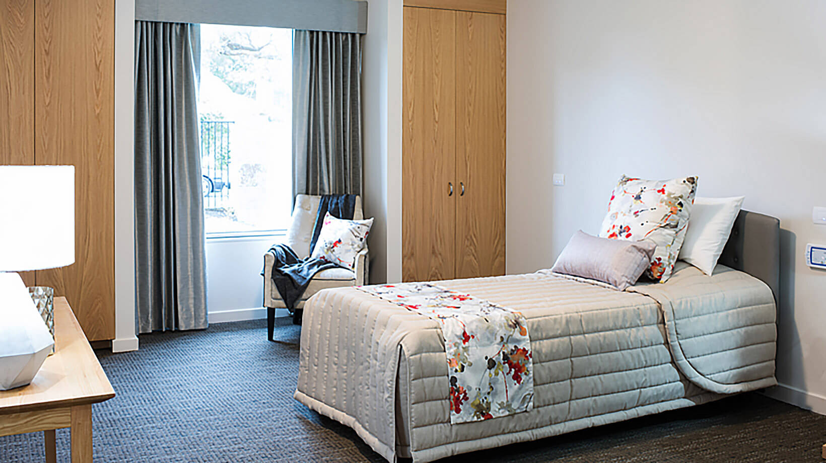 Bedspreads in an Aged Care Centre