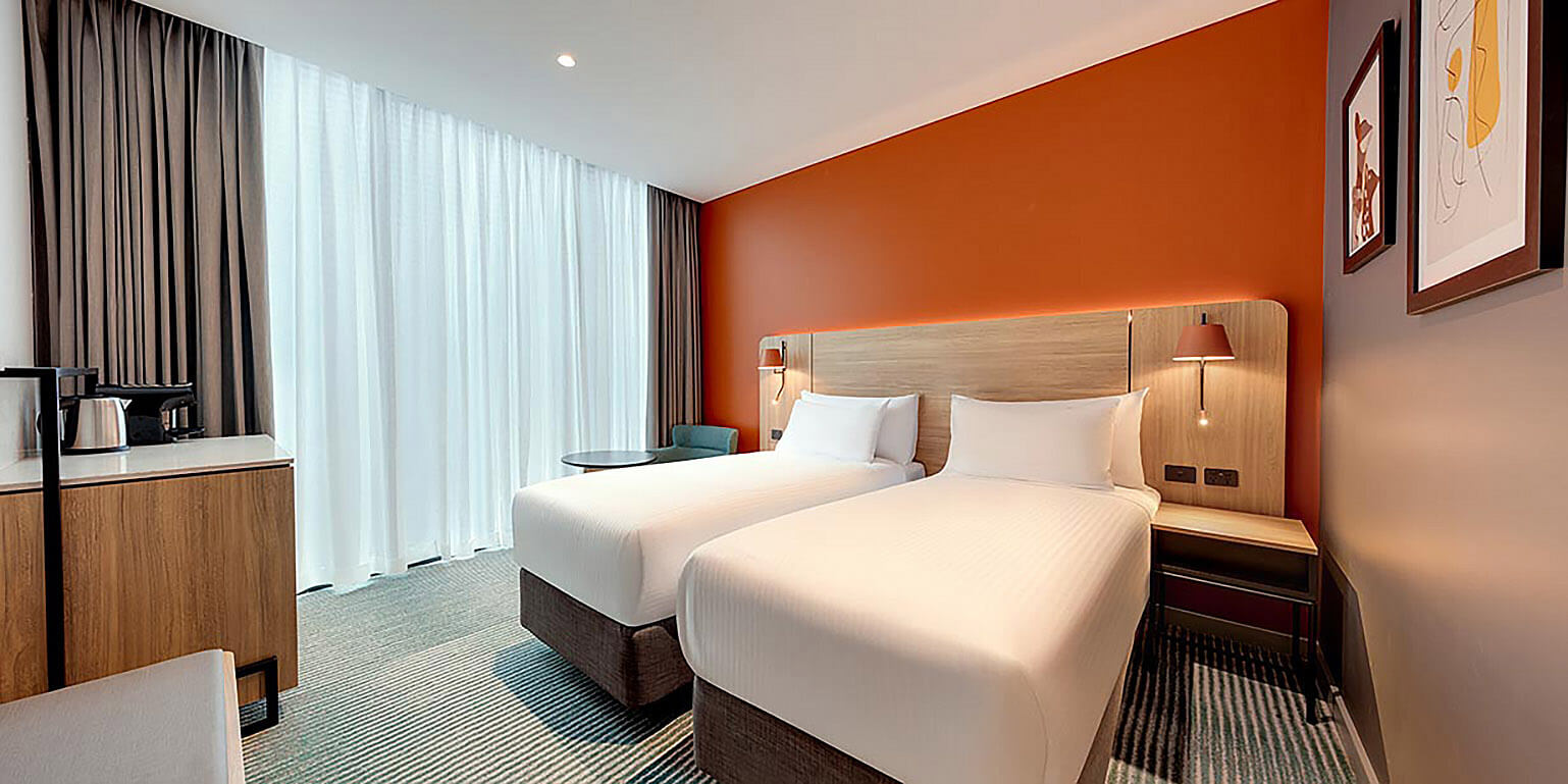 Blockout & Sheer Curtains in a Hotel