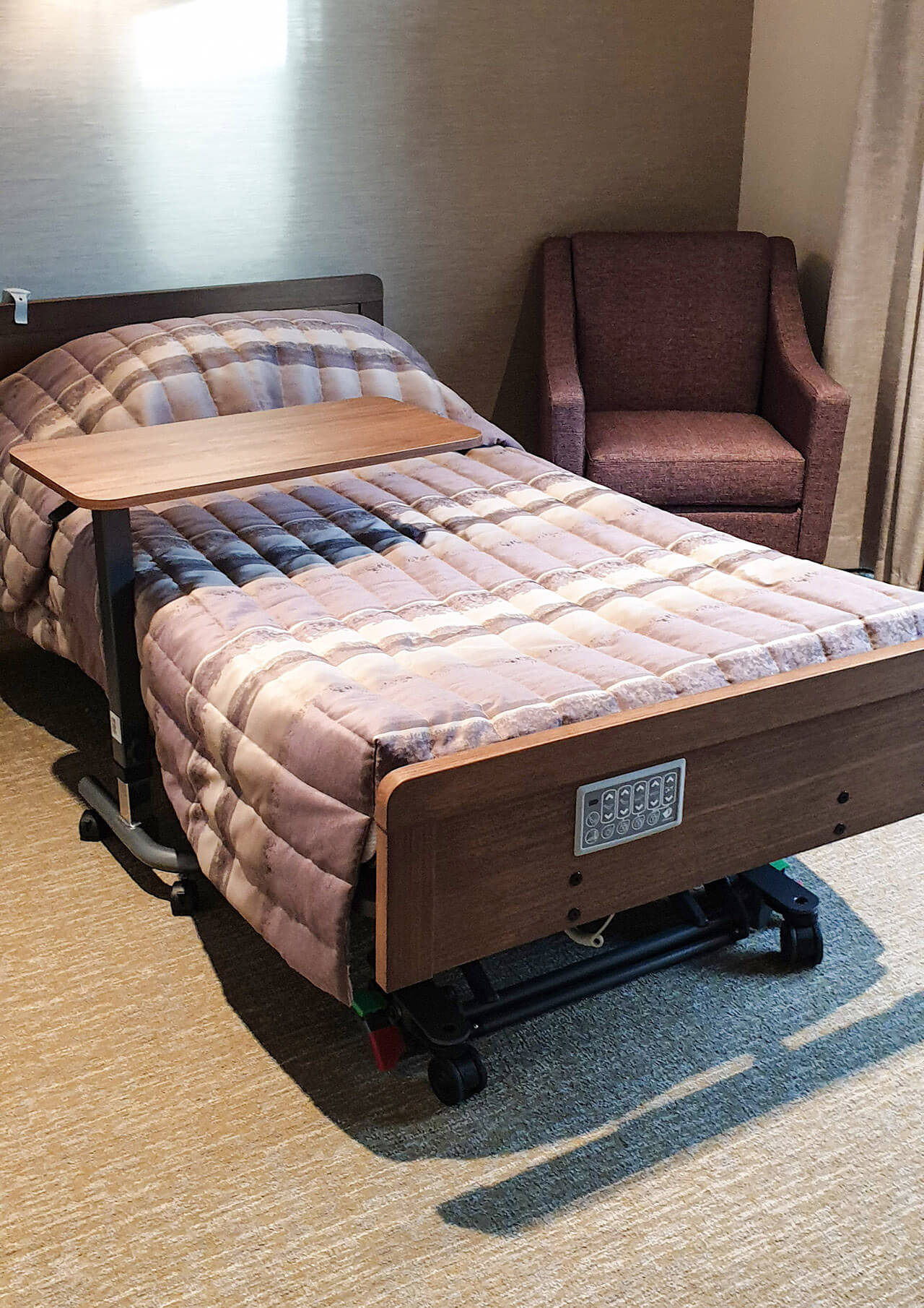 Bedspreads at an Aged Care Centre