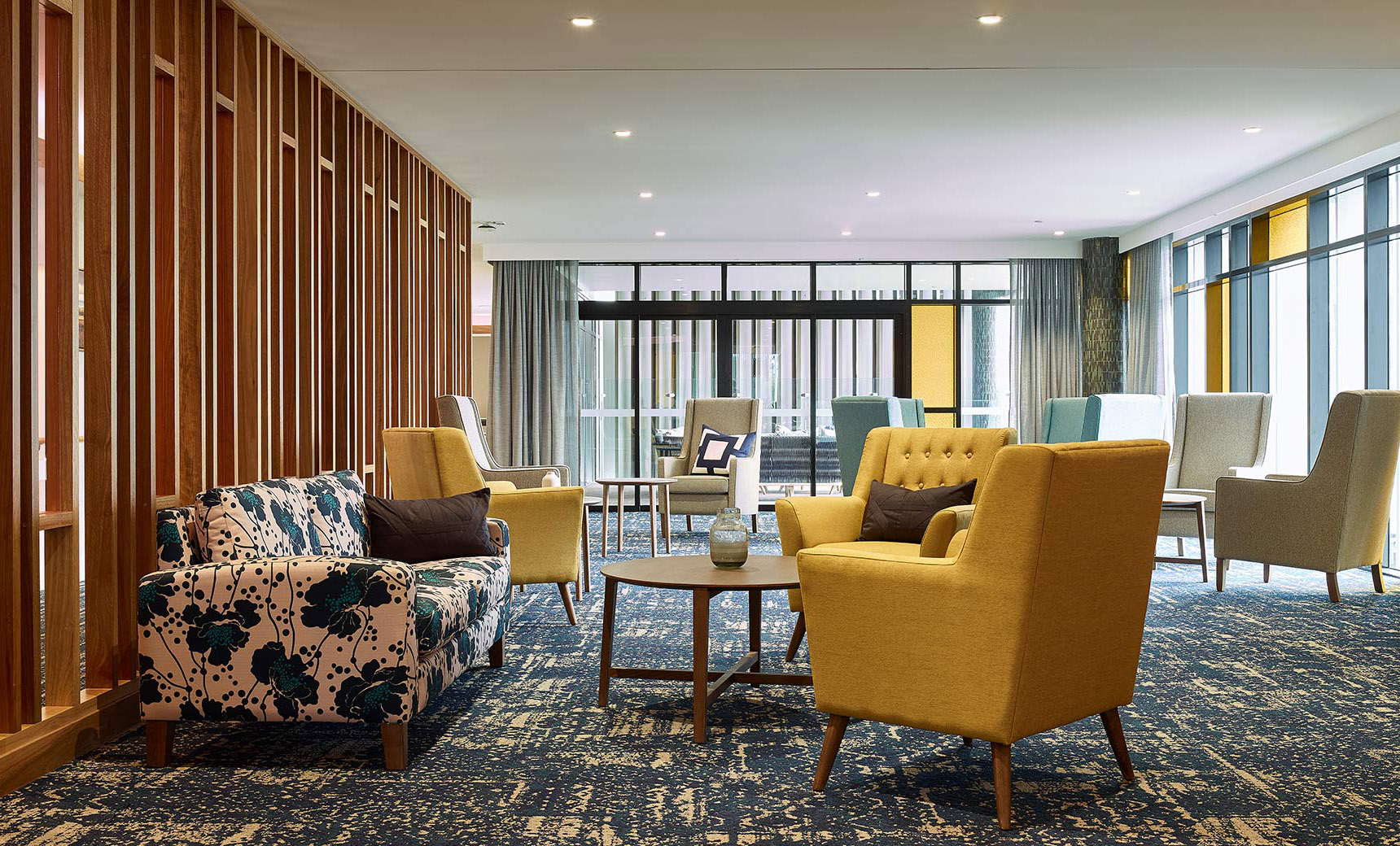 Lutwyche Aged Care in Queensland features our custom aged care lounge furniture.