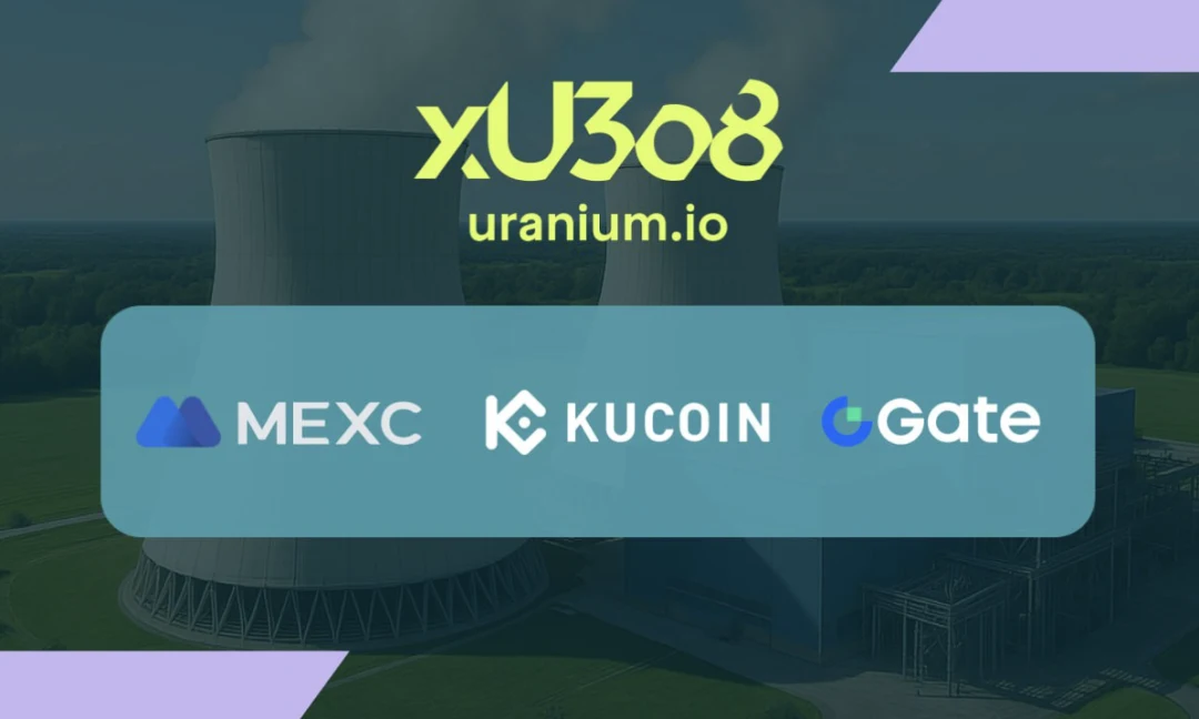 xU3O8 Token Debuts on KuCoin, MEXC, and Gate.com, Opening Uranium Markets to Global Investors