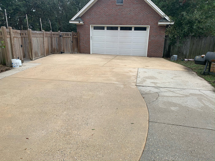 Clean Driveaway - After Pressure Washing
