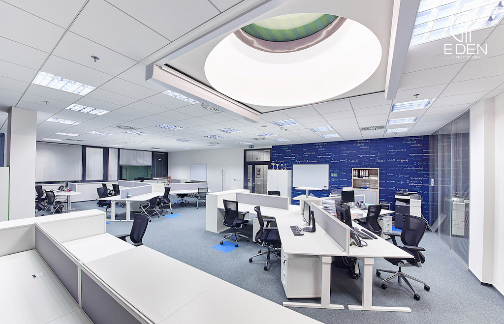 Mẫu thiết kế nội thất văn phòng 100m2
