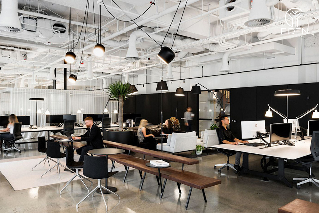Mẫu thiết kế nội thất văn phòng 70m2