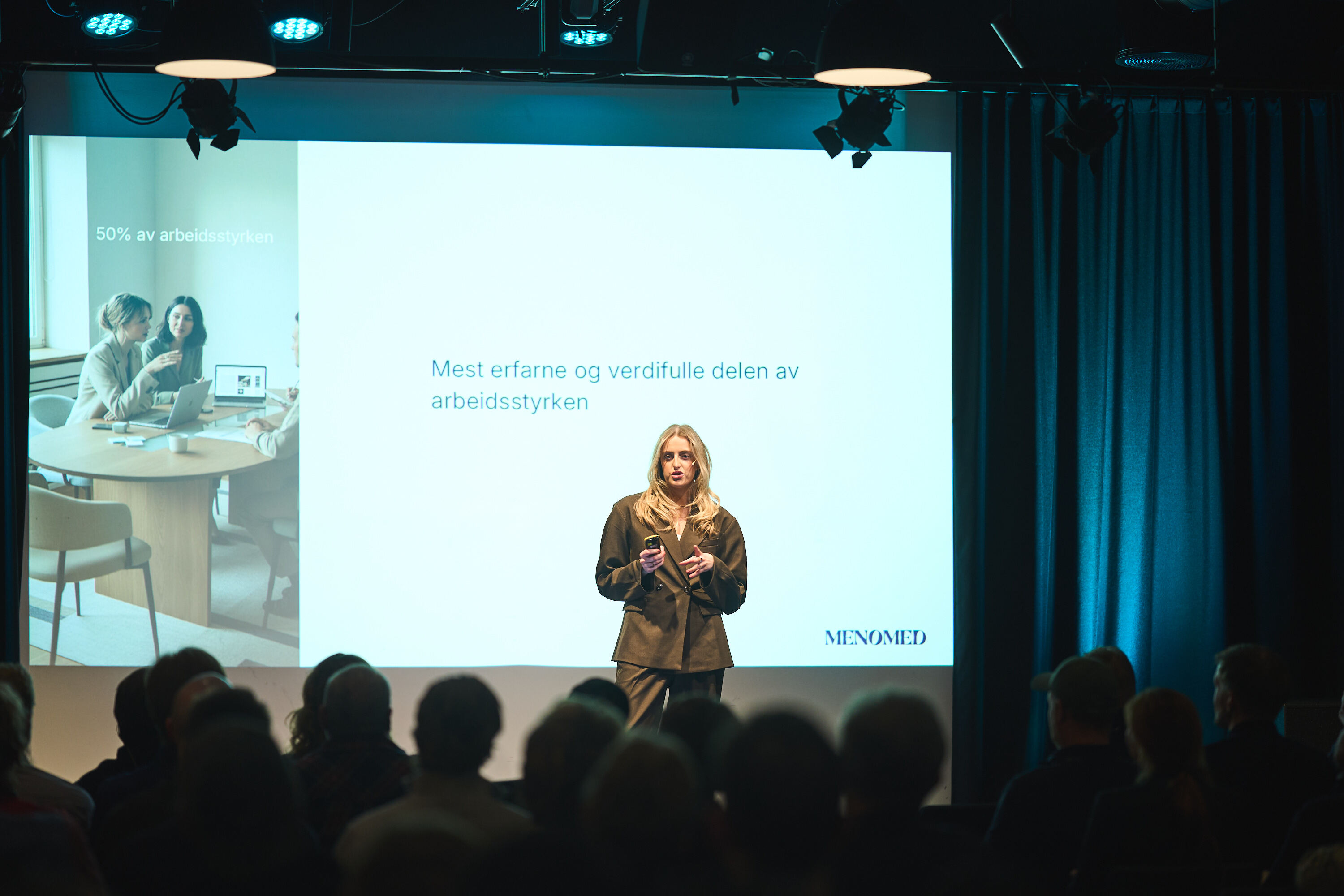 Renate Thorstensen i Menomed under Demo Day på Digs.