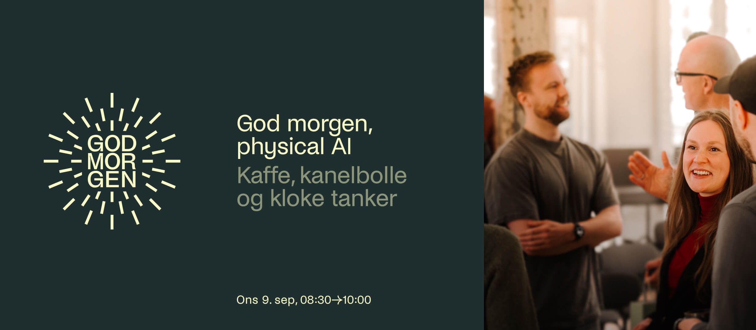 God morgen, physical AI frokostmøte hos Kaabra