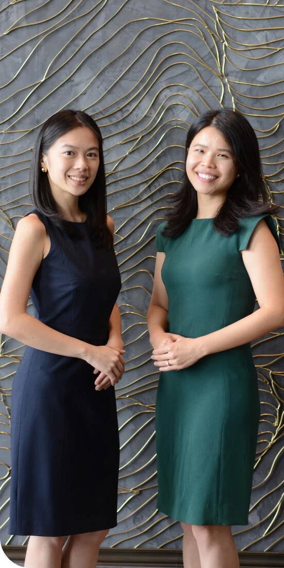 Hive Health founders, Camille Ang and Jiawen Tang