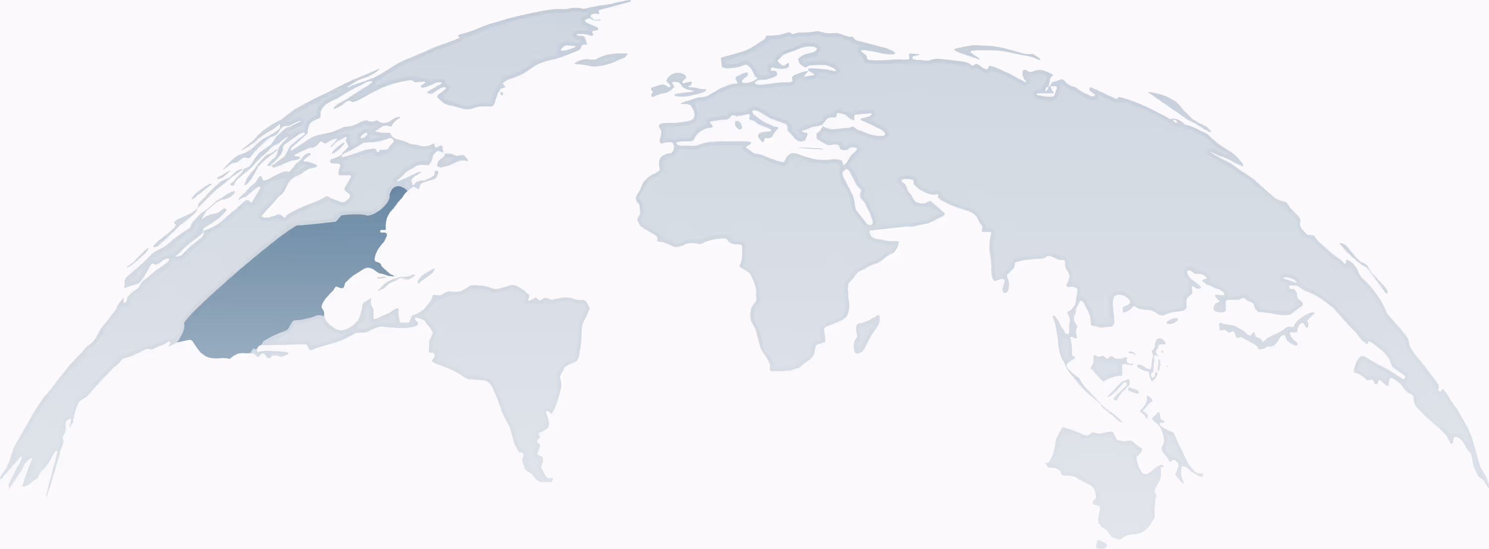 An illustration showing Earth highlighting the country of the USA
