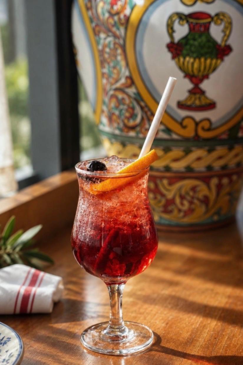 The Cherry Spritze at Stellina Pizzeria Tysons
