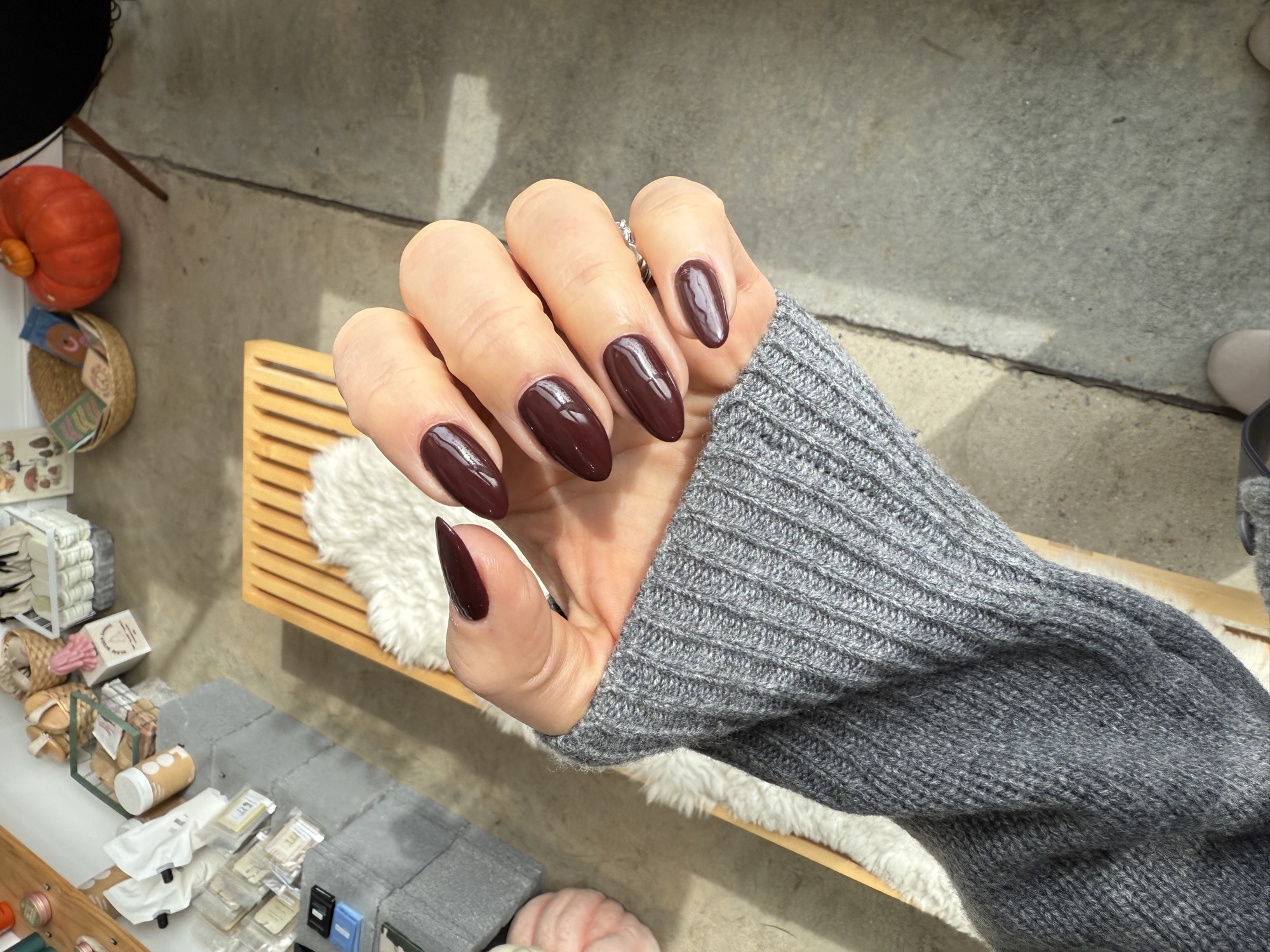 Chestnut brown nails from Nothing in Between