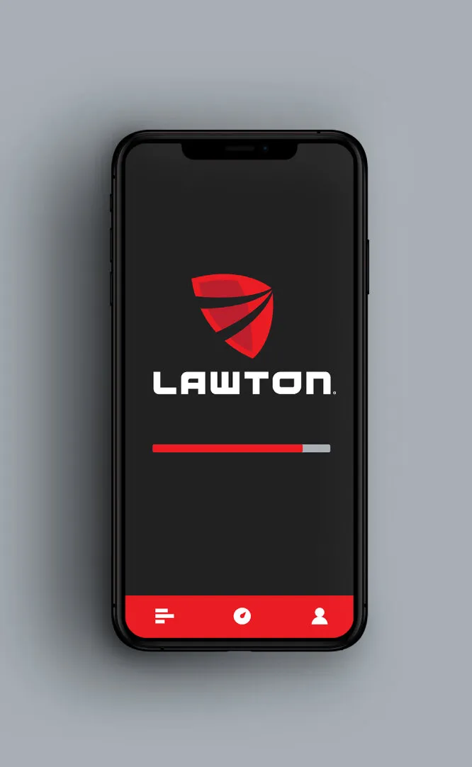 Lawton logo shown on phone interface