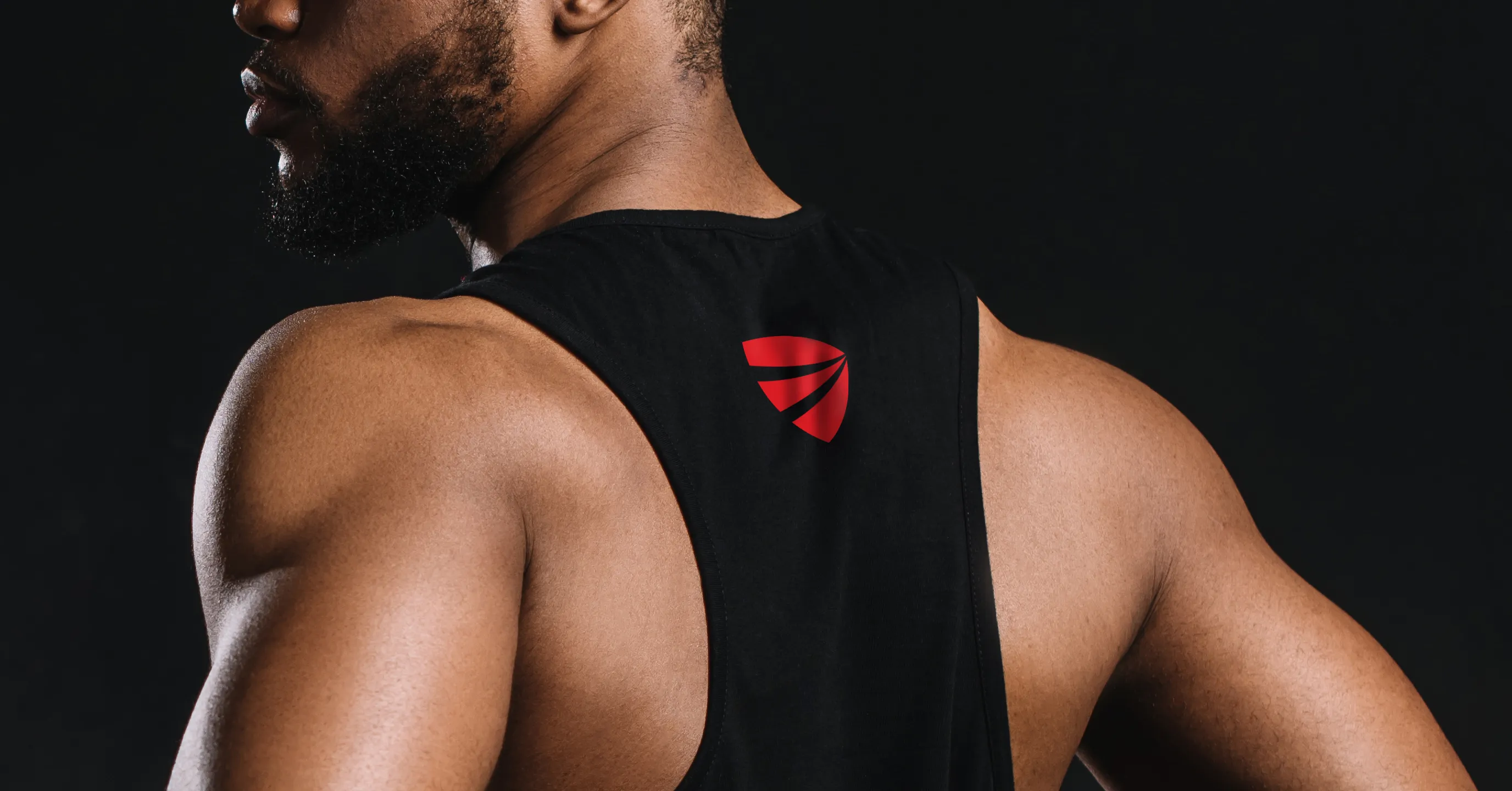 Lawton tank top with logo on the back